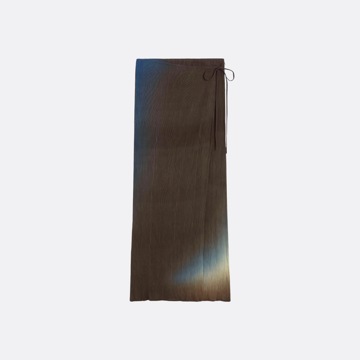 GLASS PLEATED PAULINE SKIRT