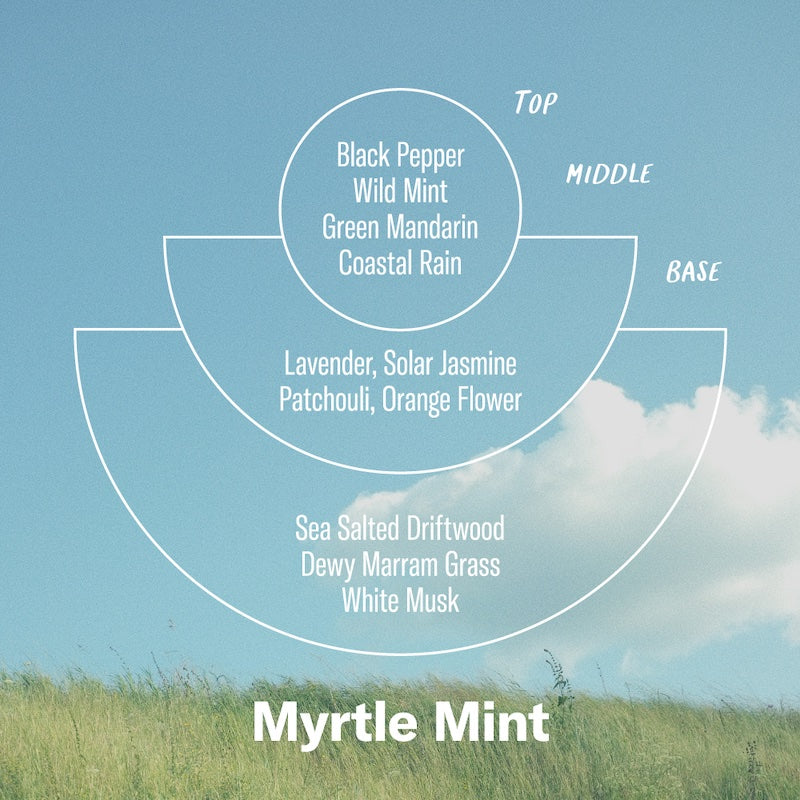 Myrtle Mint– 7.2 oz Soy Candle