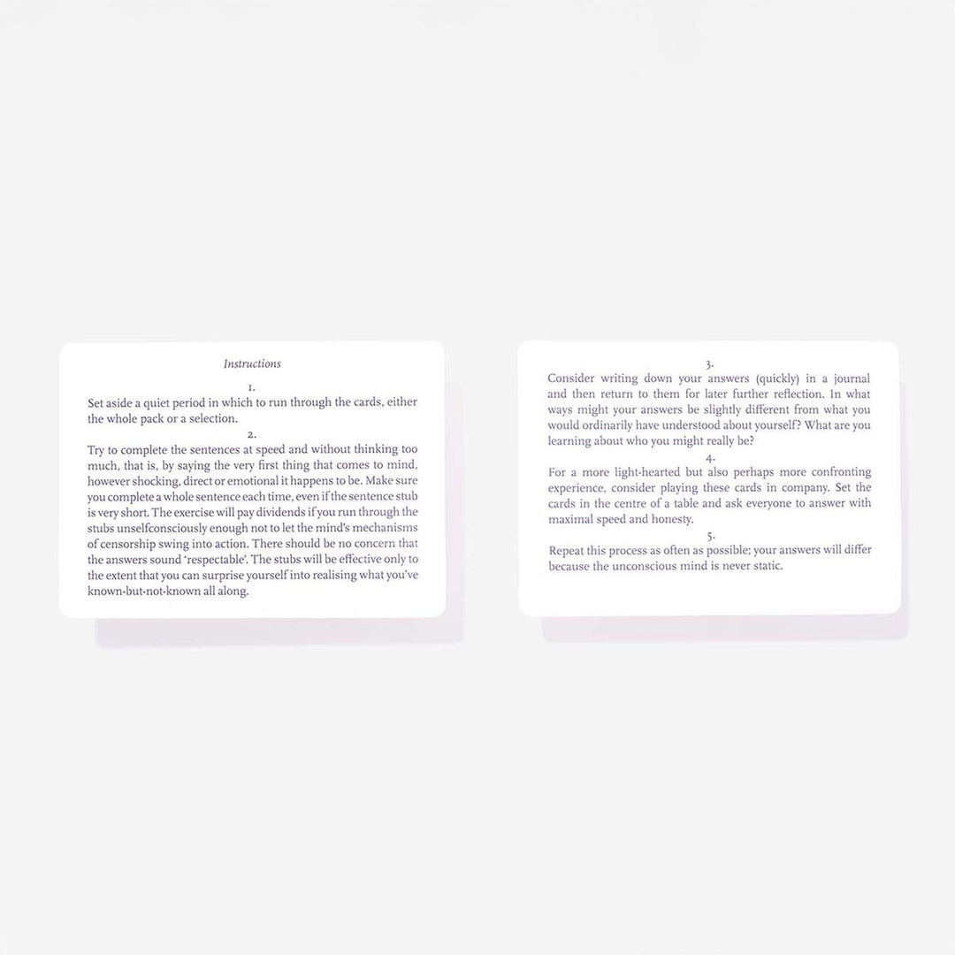 Kartenspiel "Complete the Sentence" - Englisch | The School of Life