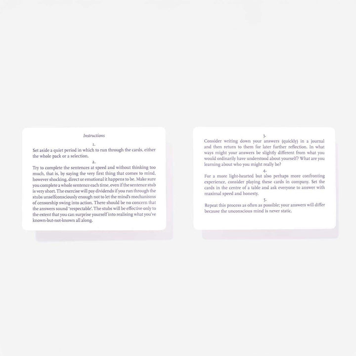 Kartenspiel "Complete the Sentence" - Englisch | The School of Life