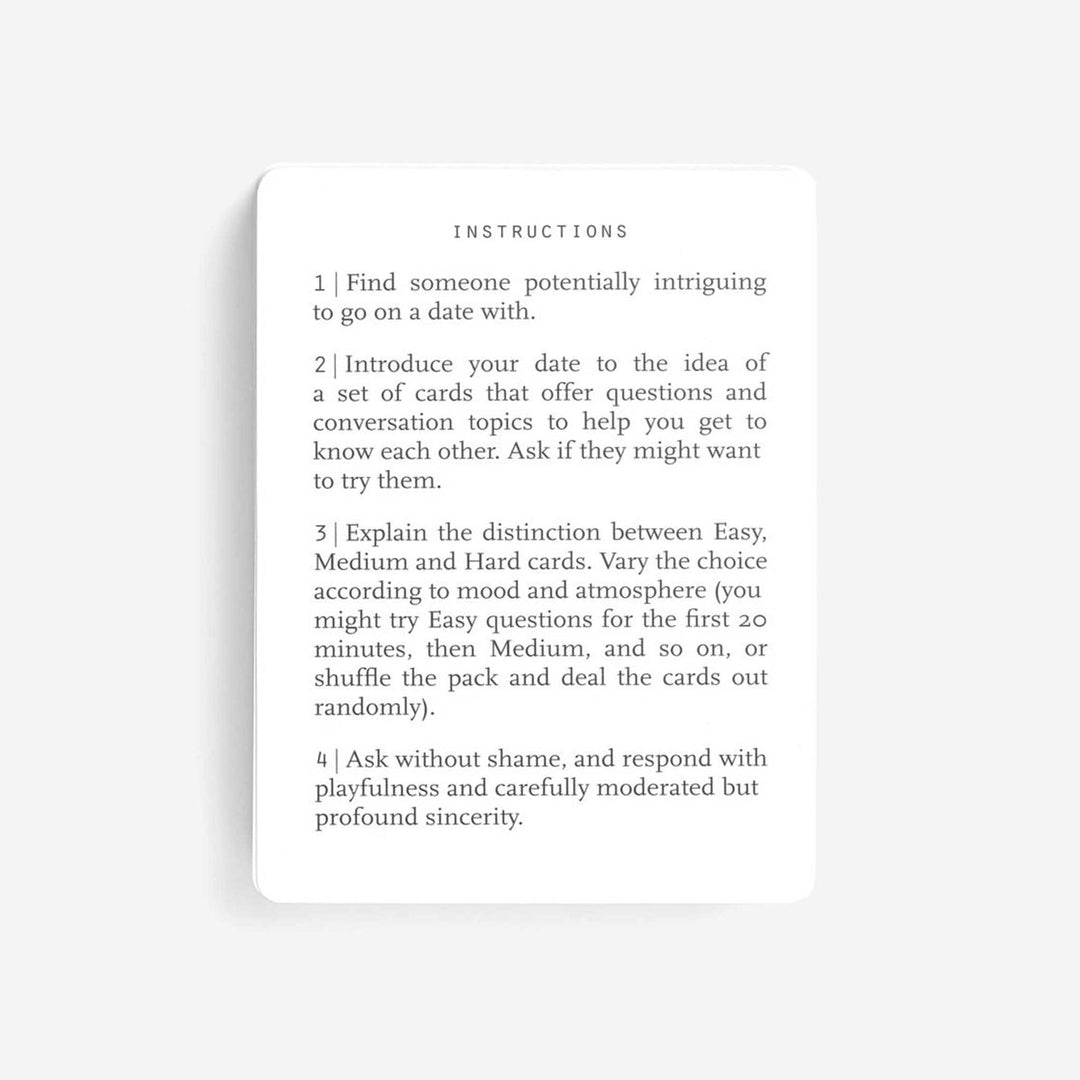 DATING CARDS | KARTENSPIEL für besseres DATING | Englische Edition | The School of Life