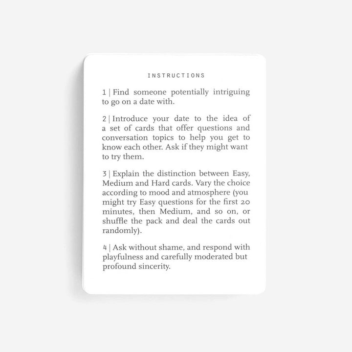 DATING CARDS | KARTENSPIEL für besseres DATING | Englische Edition | The School of Life