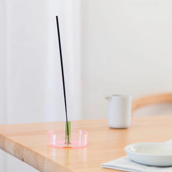 Duo Tone  Incense  Holder - pink grün