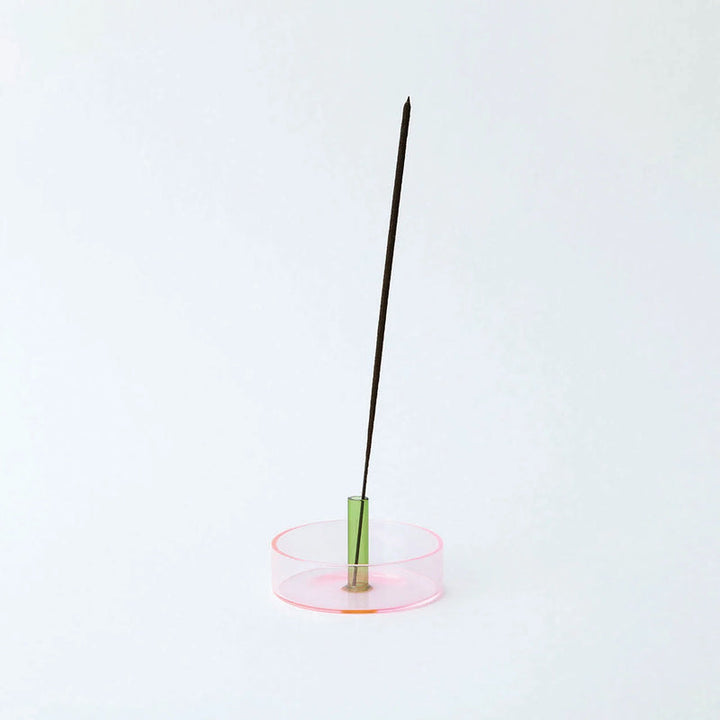 Duo Tone  Incense  Holder - pink grün