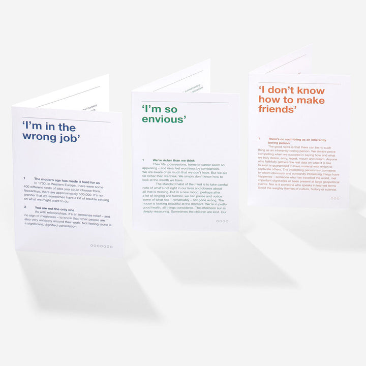 EMOTIONAL FIRST AID KIT | KARTENSET | Englische Edition | The School of Life