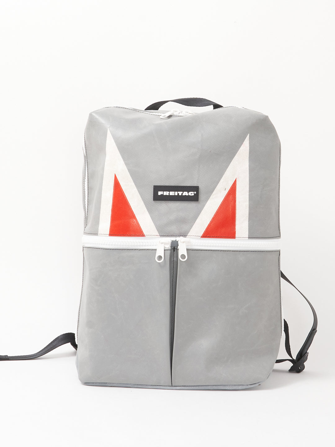 F49 FRINGE  - grey red white
