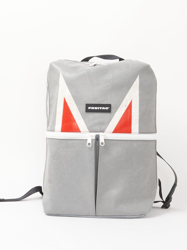F49 FRINGE  - grey red white