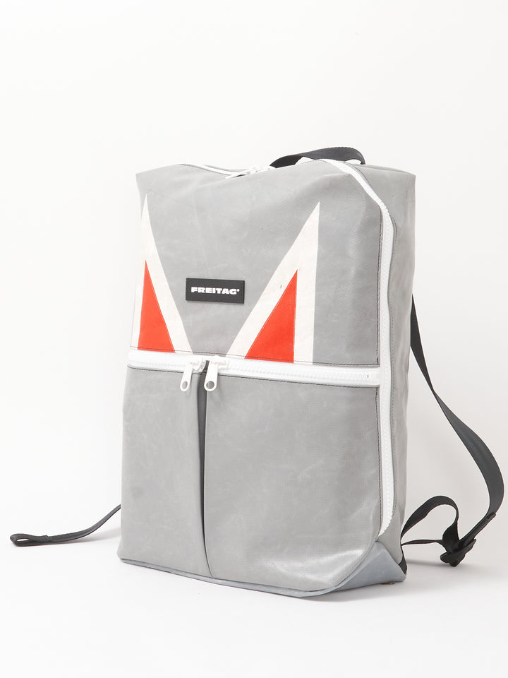 F49 FRINGE  - grey red white