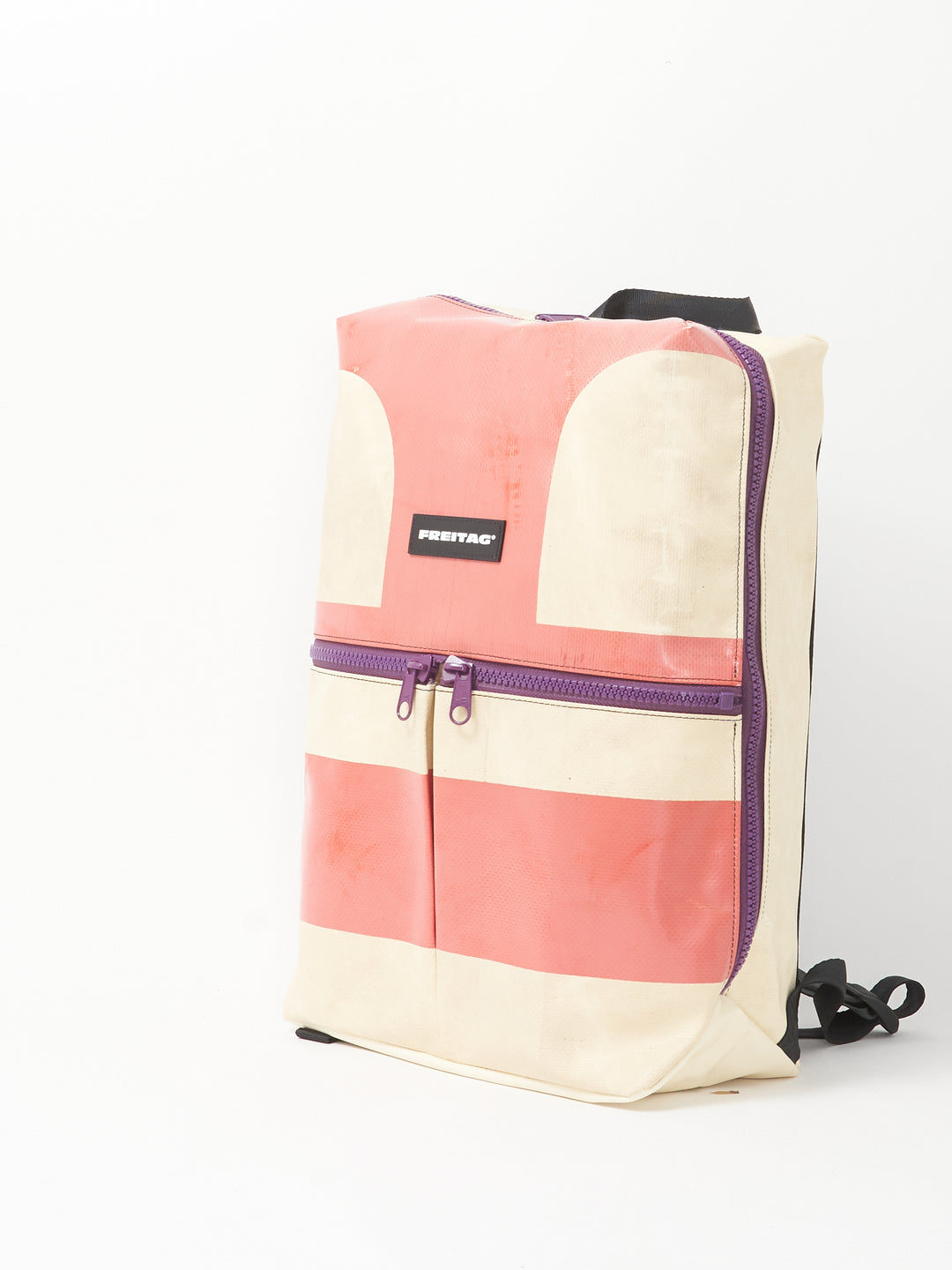 F49 FRINGE  - beige red purple