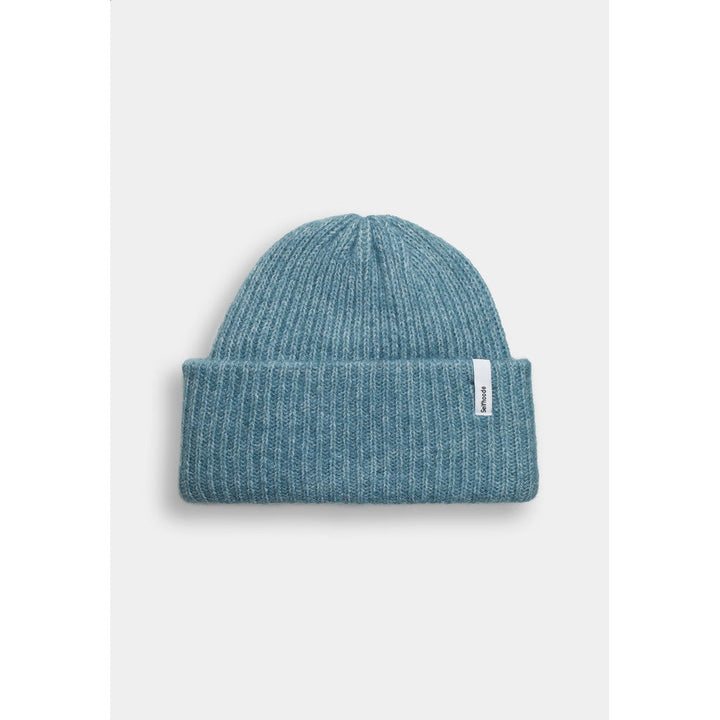 Fluffy Beanie - denim blue