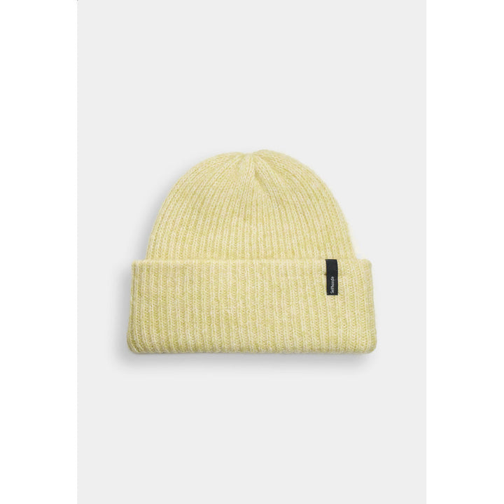 Fluffy Beanie - pale yellow