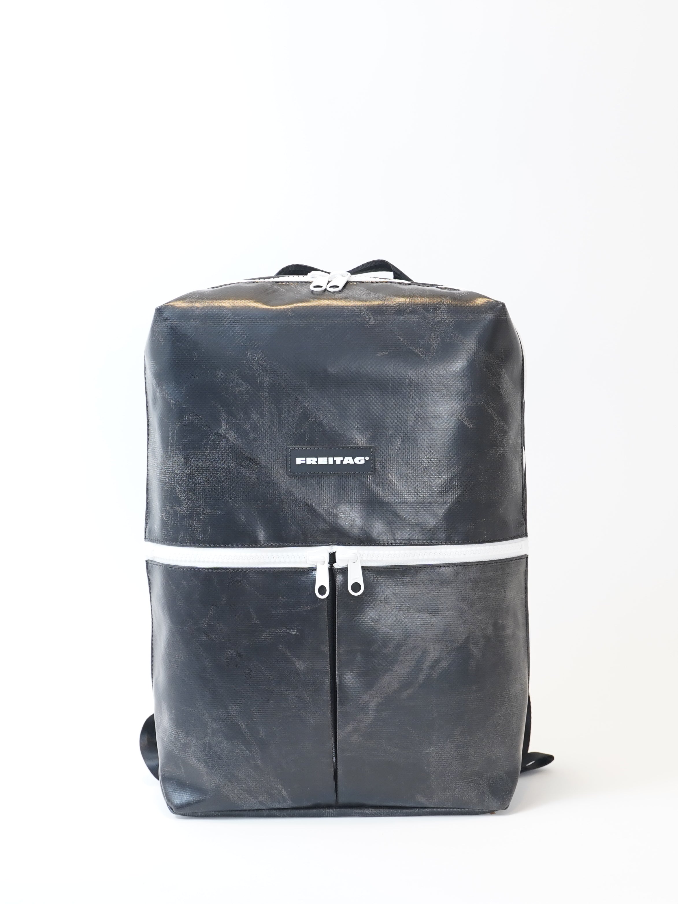 FREITAG F49 FRINGE ブラック FREITAG F49 - Fringe - Black and Salmon Red with Black Zips – UNITOM