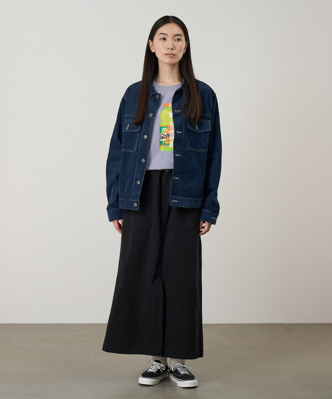 Gramicci Long Baker Skirt - black