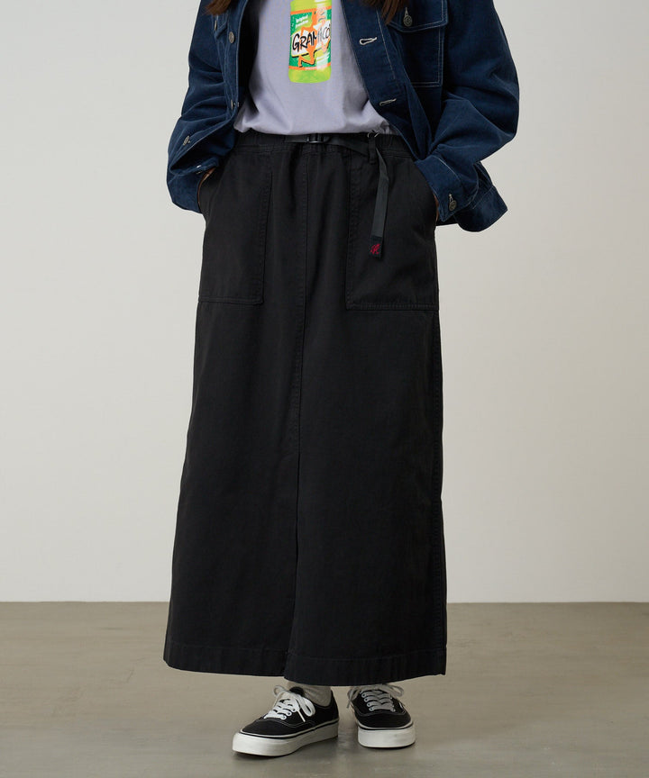 Gramicci Long Baker Skirt - black