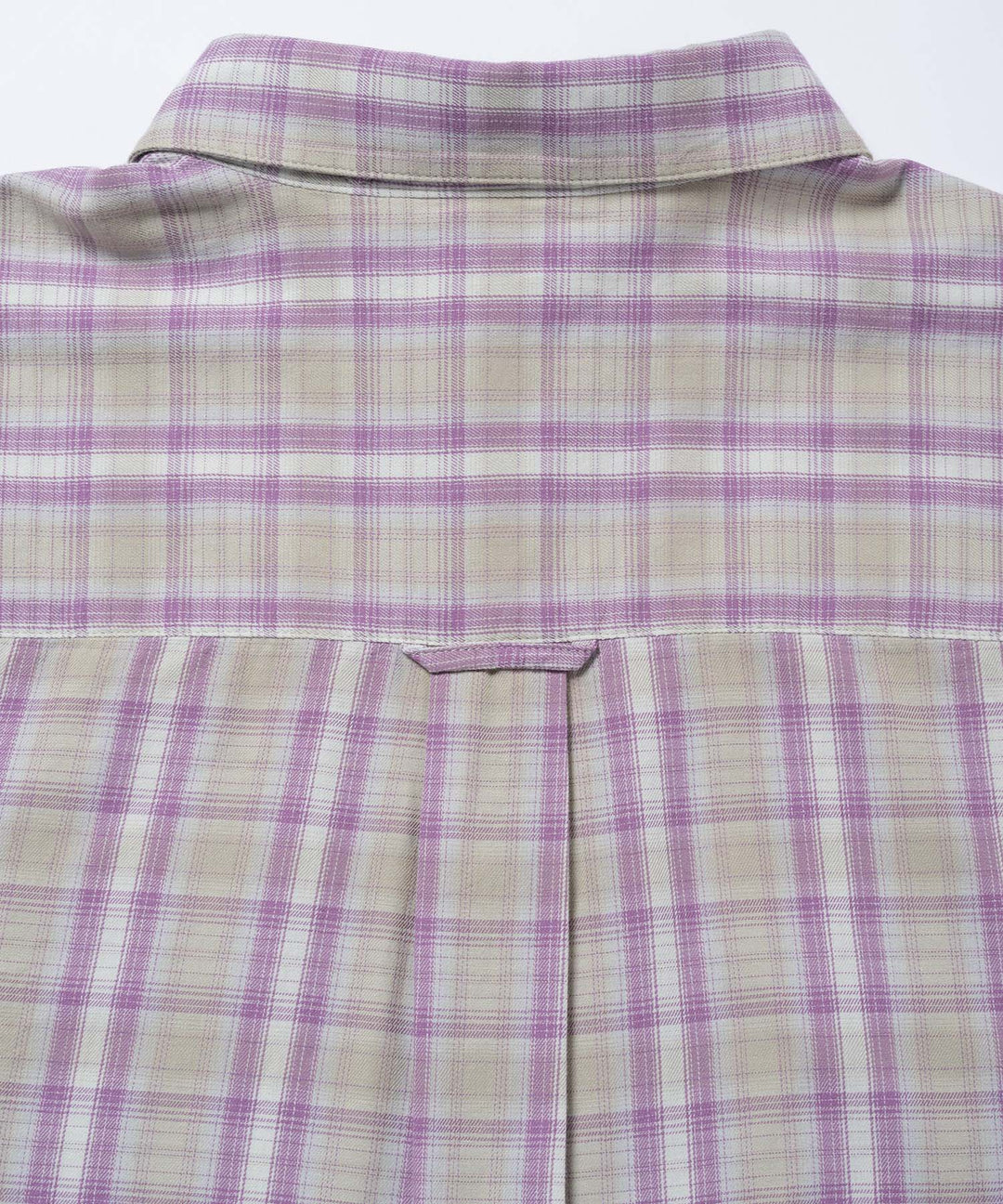 CHECKERED OMBRE SHIRT - PURPLE