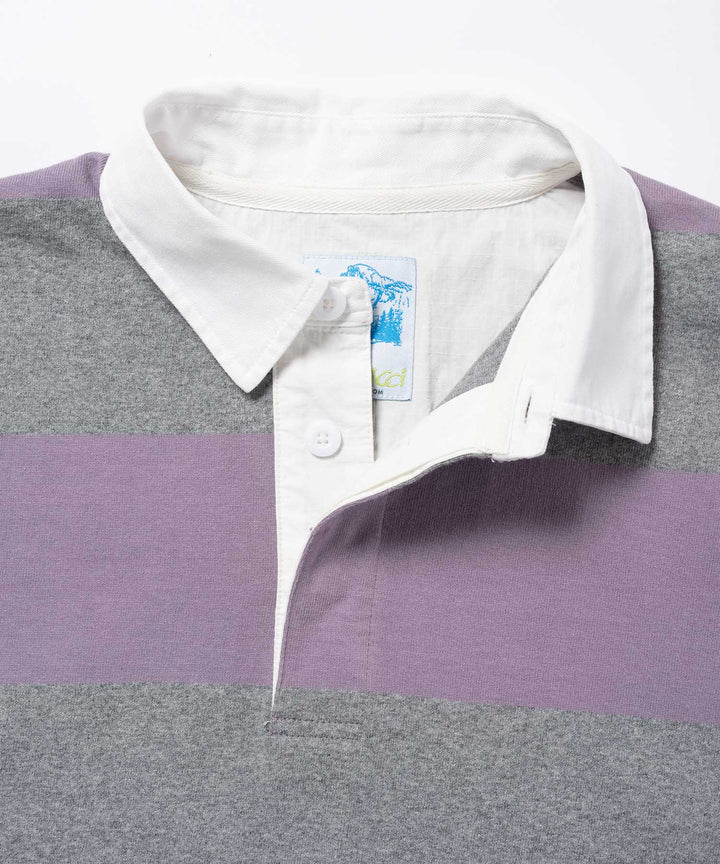 Gramicci Langdon Rugby Shirt - Heather Purple