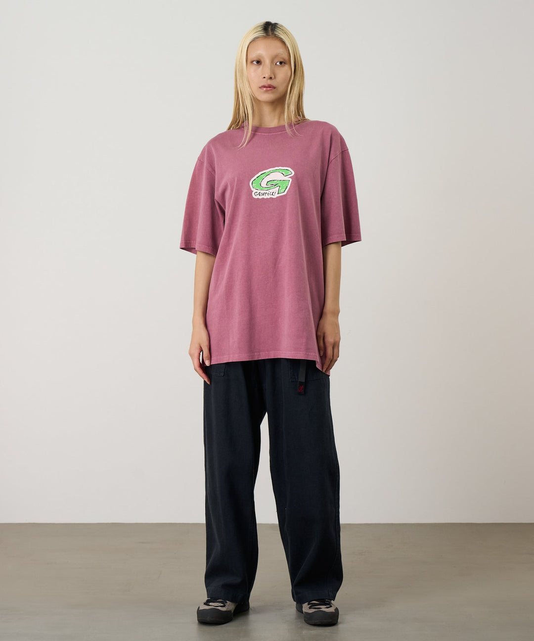 G-SCRIBBLE TEE PIGMENT DYED - RED PIGMENT