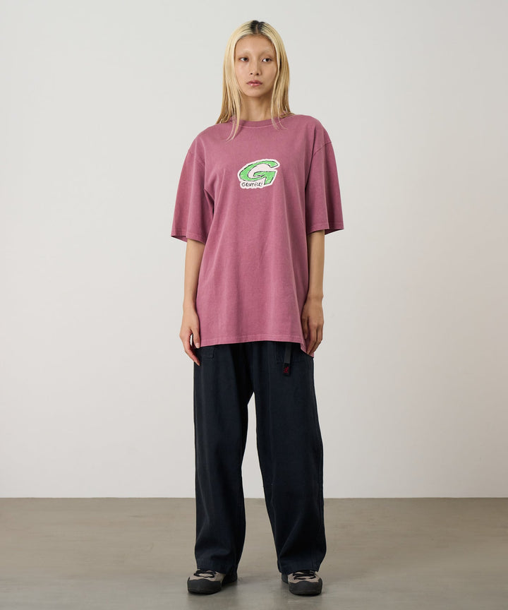 G-SCRIBBLE TEE PIGMENT DYED - RED PIGMENT