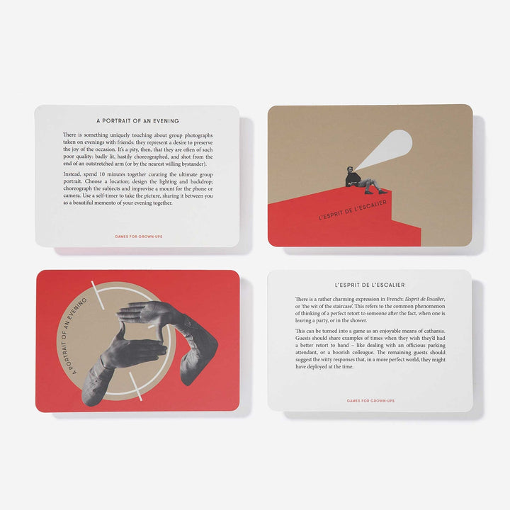 Kartenset "Games for Grown-Ups" - Englisch | The School of Life