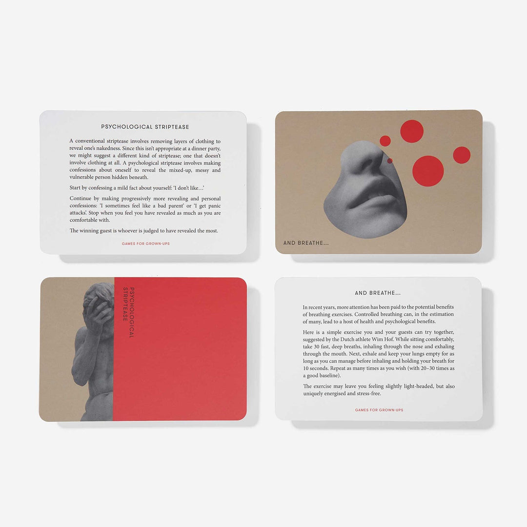 Kartenset "Games for Grown-Ups" - Englisch | The School of Life