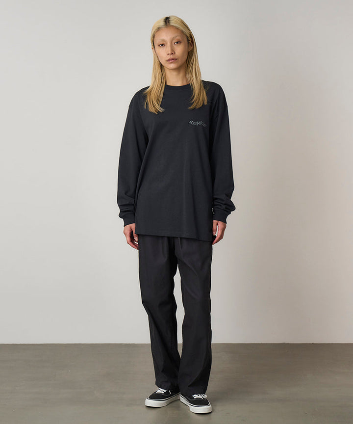 Gecko Longsleeve Tee - vintage black