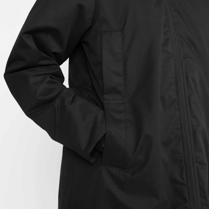 Hoodet Coat - black