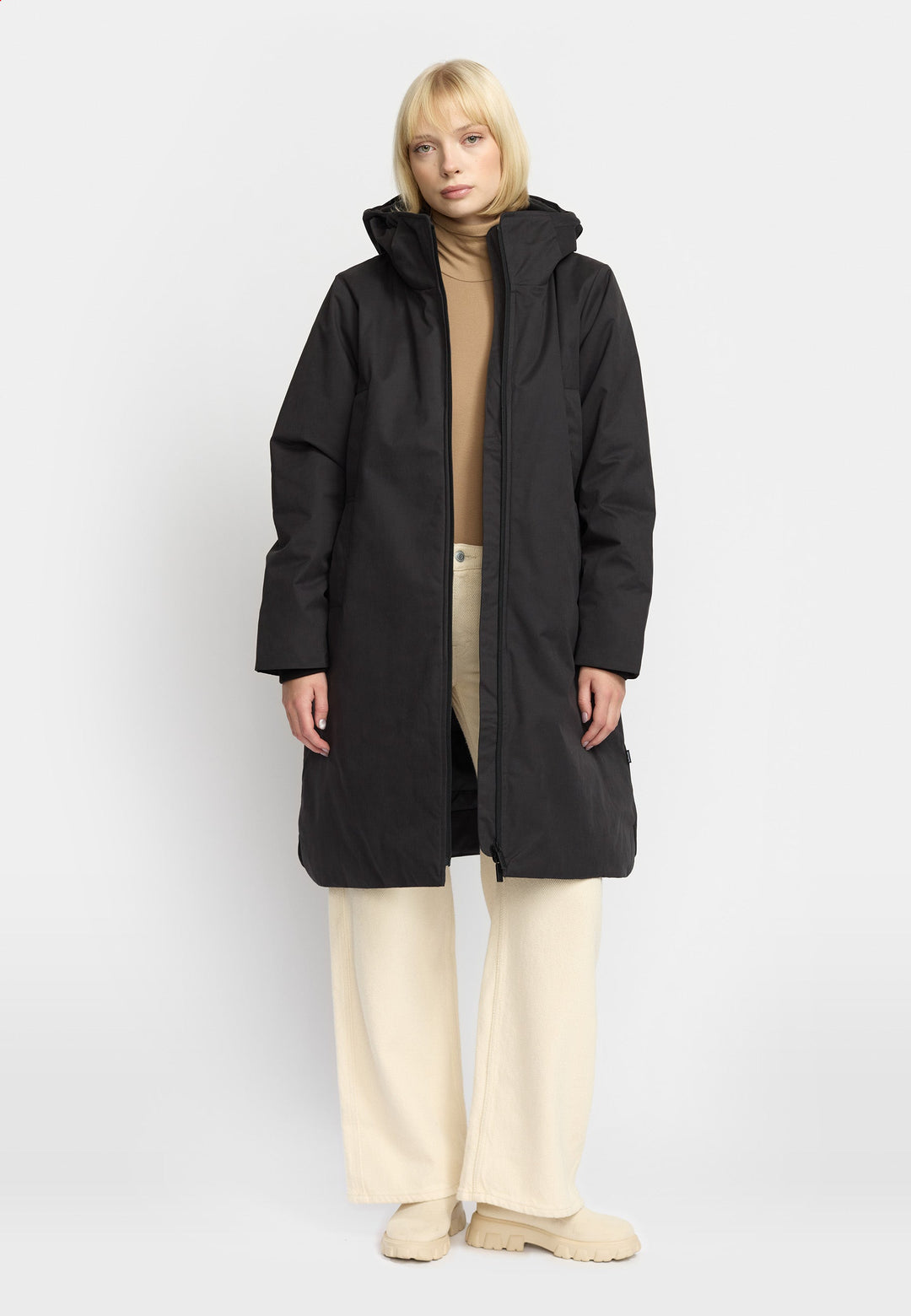Hooded Parka - black