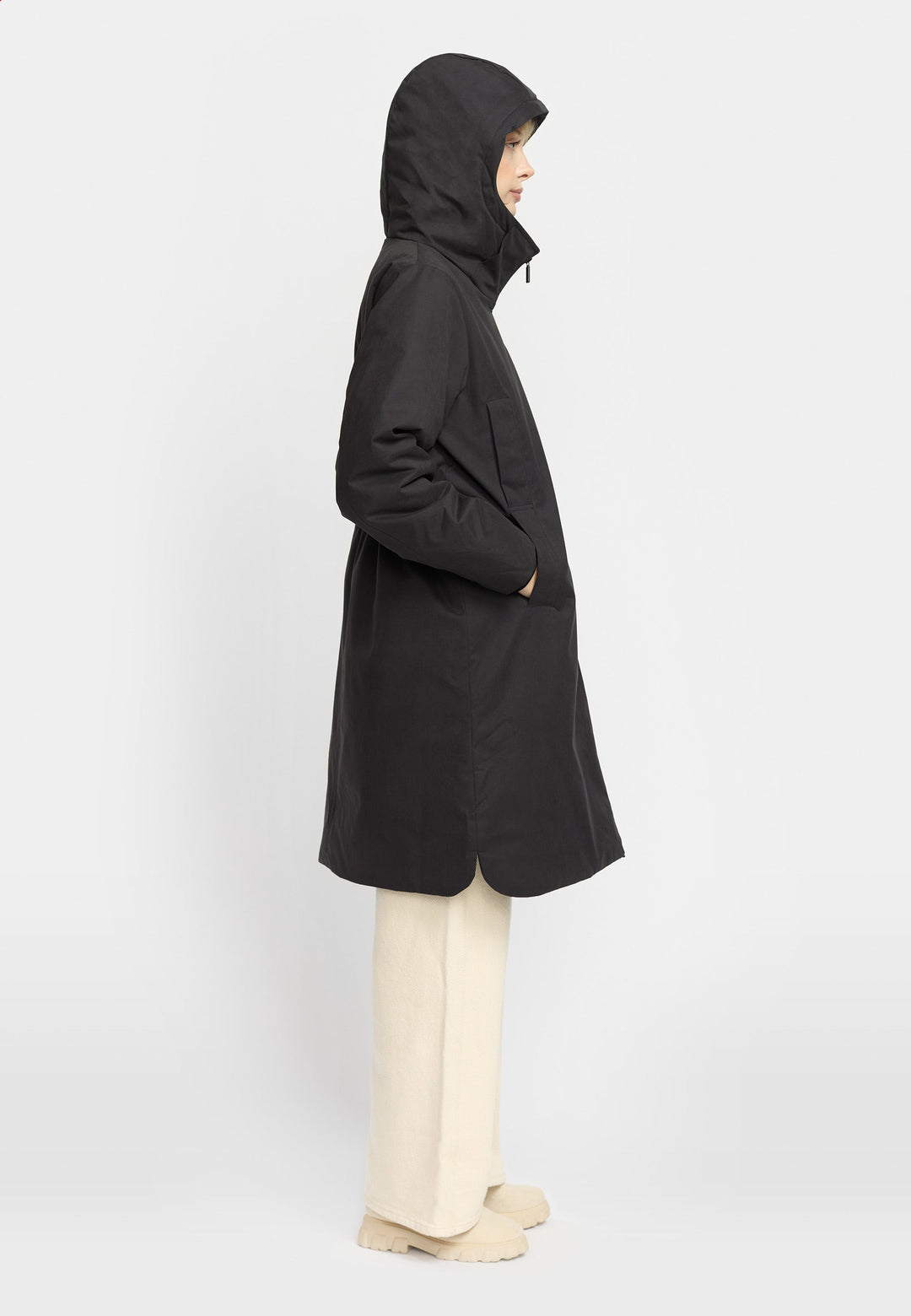 Hooded Parka - black
