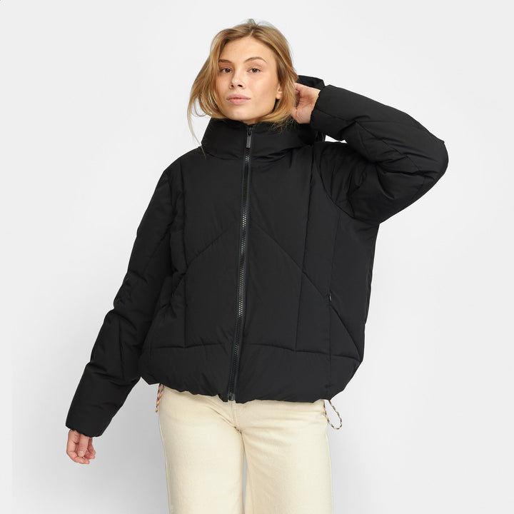 Hooded Puffer - black