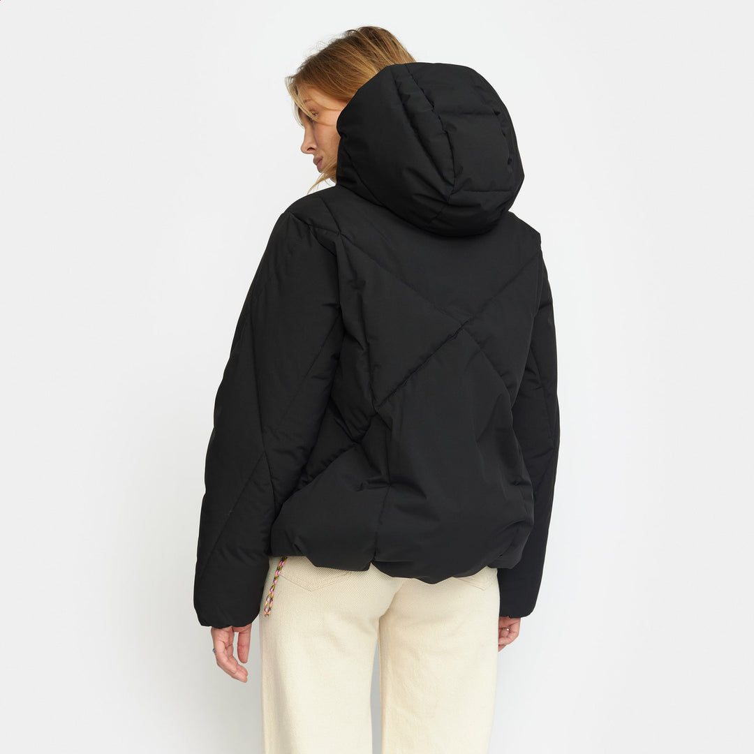 Hooded Puffer - black
