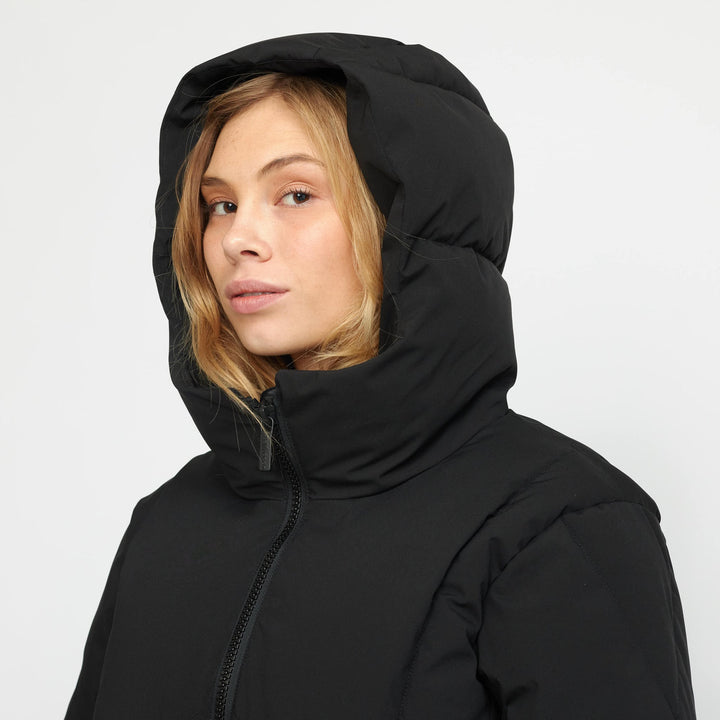 Hooded Puffer - black