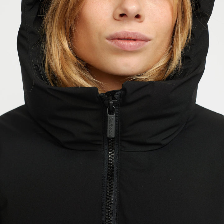 Hooded Puffer - black