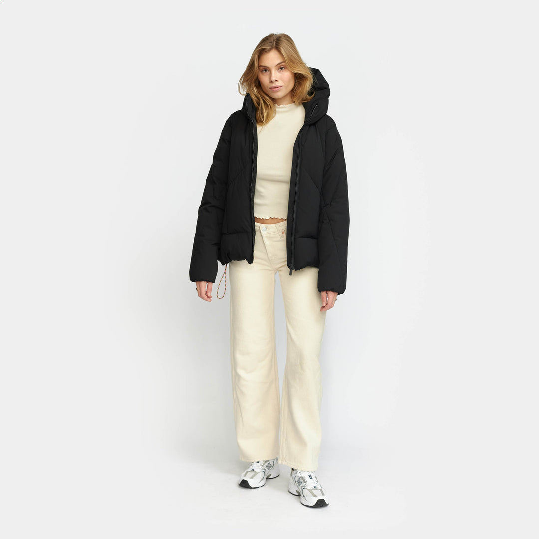 Hooded Puffer - black