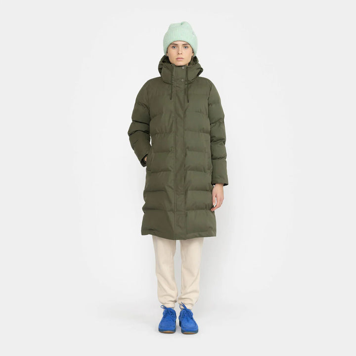 Hooded Puffer Coat - army