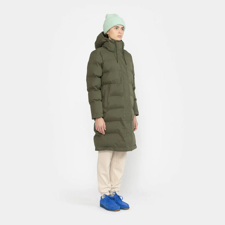 Hooded Puffer Coat - army