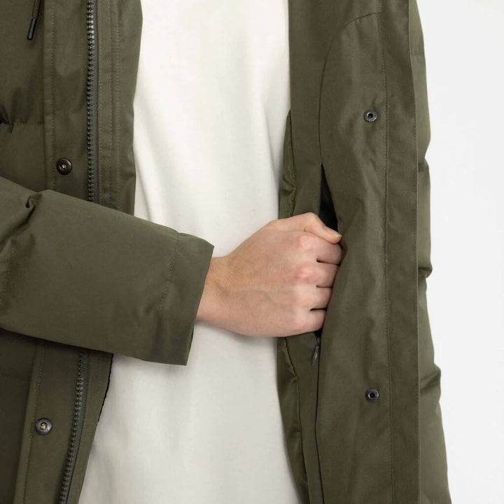 Hooded Puffer Coat - army