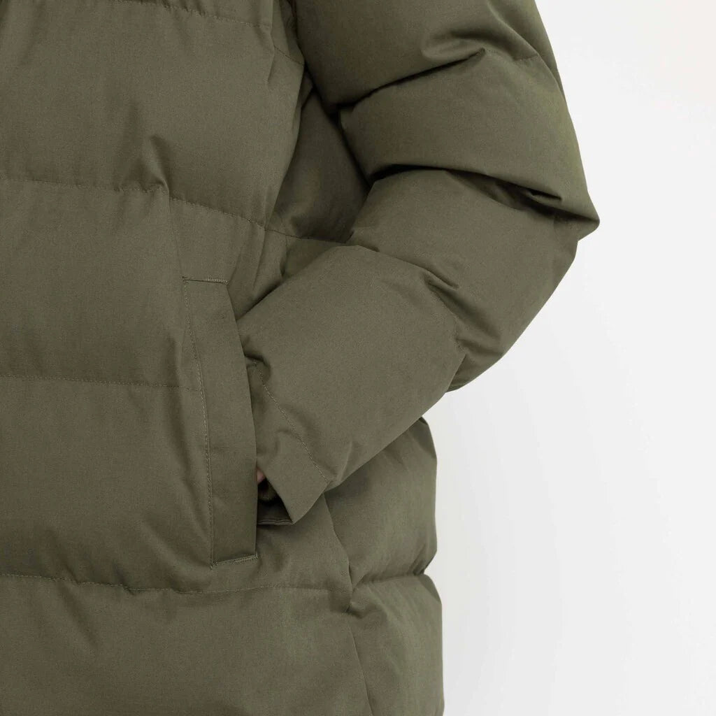 Hooded Puffer Coat army