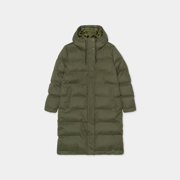 Hooded Puffer Coat - army