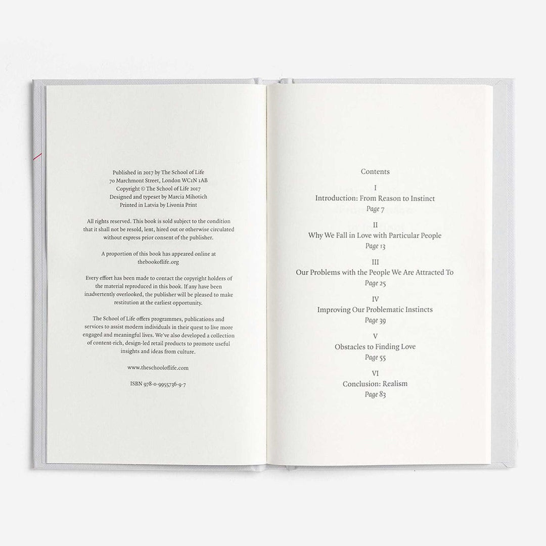 HOW TO FIND LOVE | Die richtige PARTNERWAHL | BUCH | English Edition | The School of Life