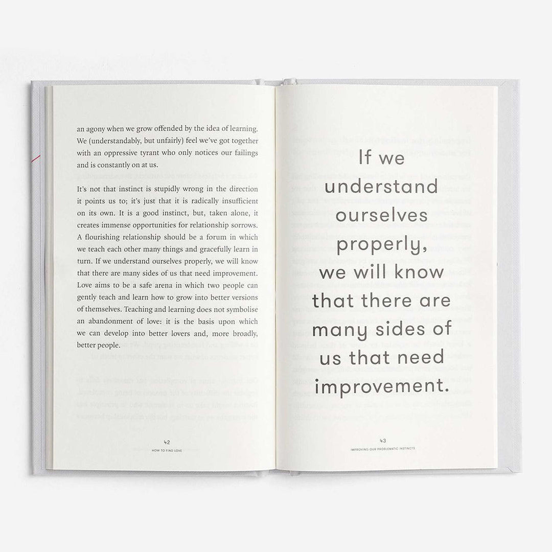 HOW TO FIND LOVE | Die richtige PARTNERWAHL | BUCH | English Edition | The School of Life