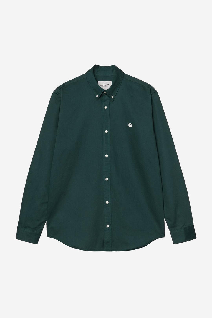 L/S Madison Shirt - dark Fir