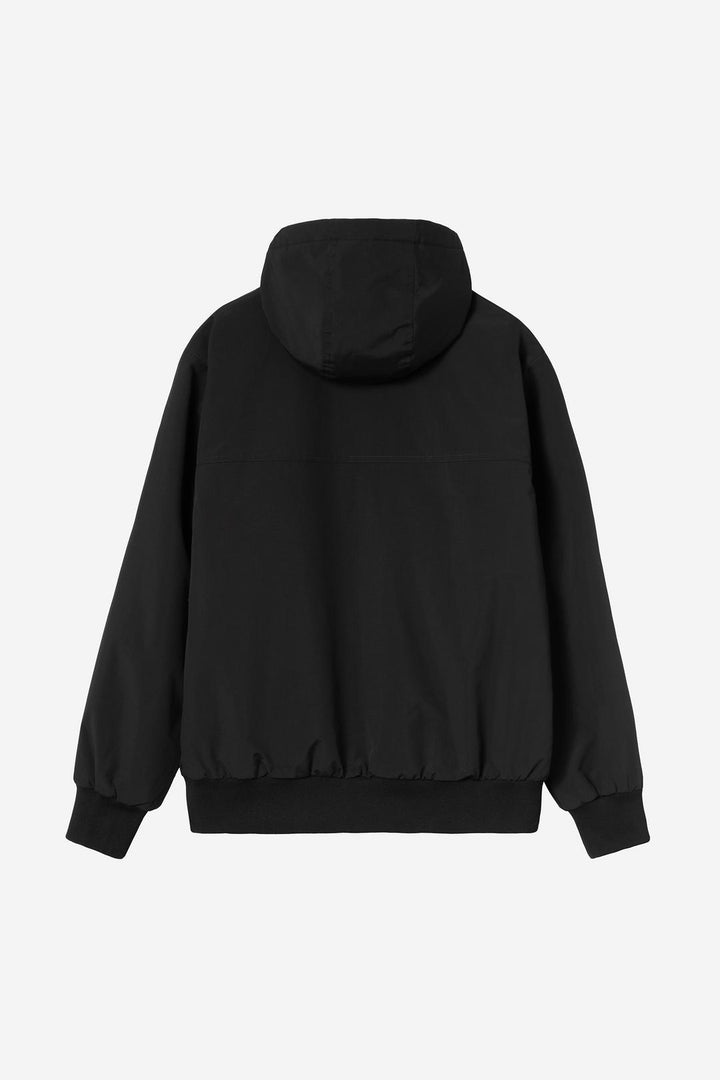 Hooded Sail Jacket Black / White