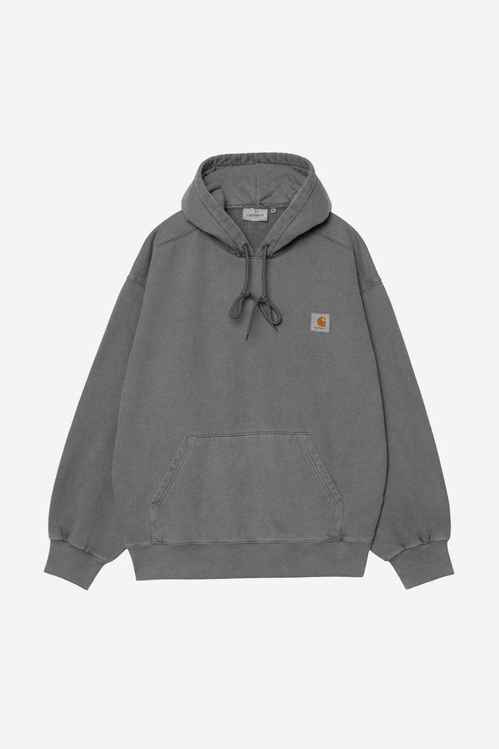 Hooded Vista Sweat - Black garment dyed