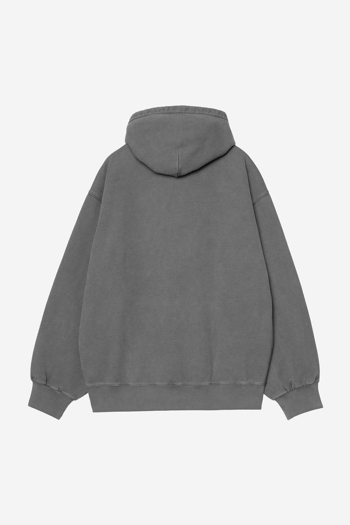Hooded Vista Sweat - Black garment dyed