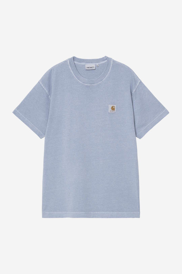 S/S Nelson T-Shirt Gentle Blue garment dyed
