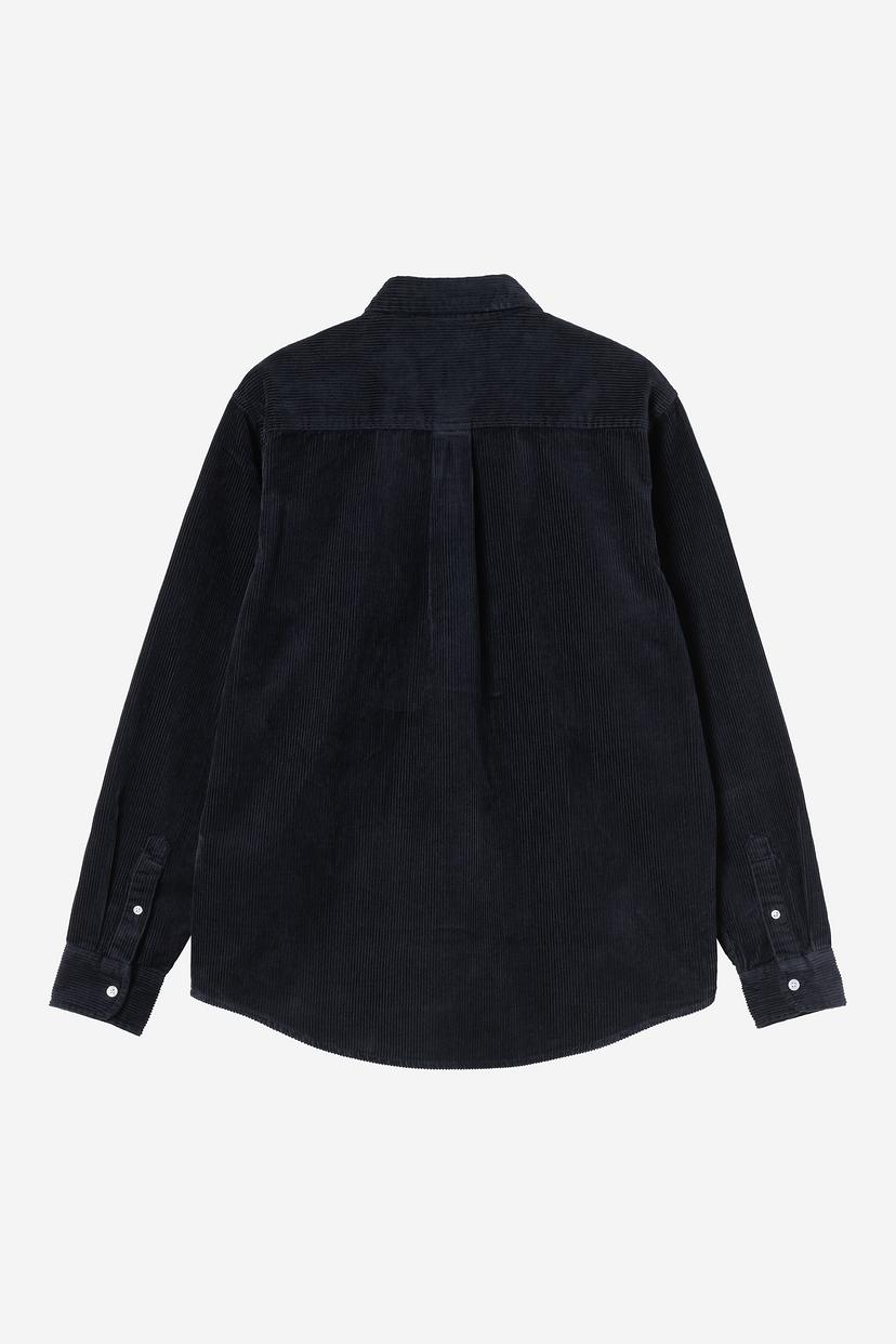 L/S Madison Cord Shirt - Dark Navy