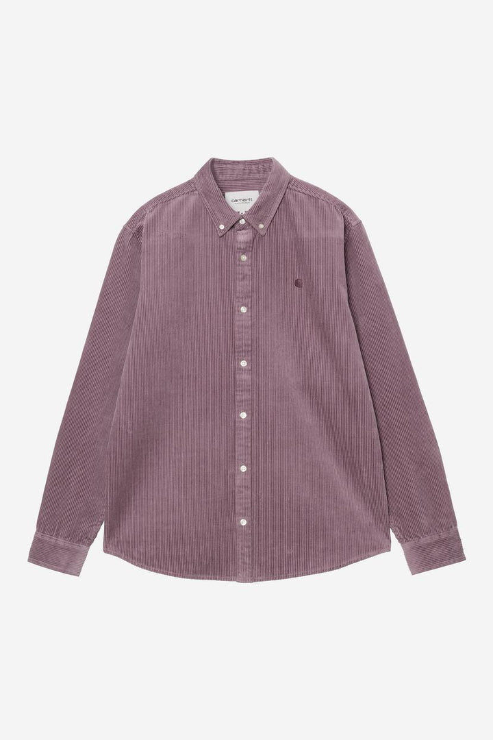 L/S Madison Cord Shirt - phlox
