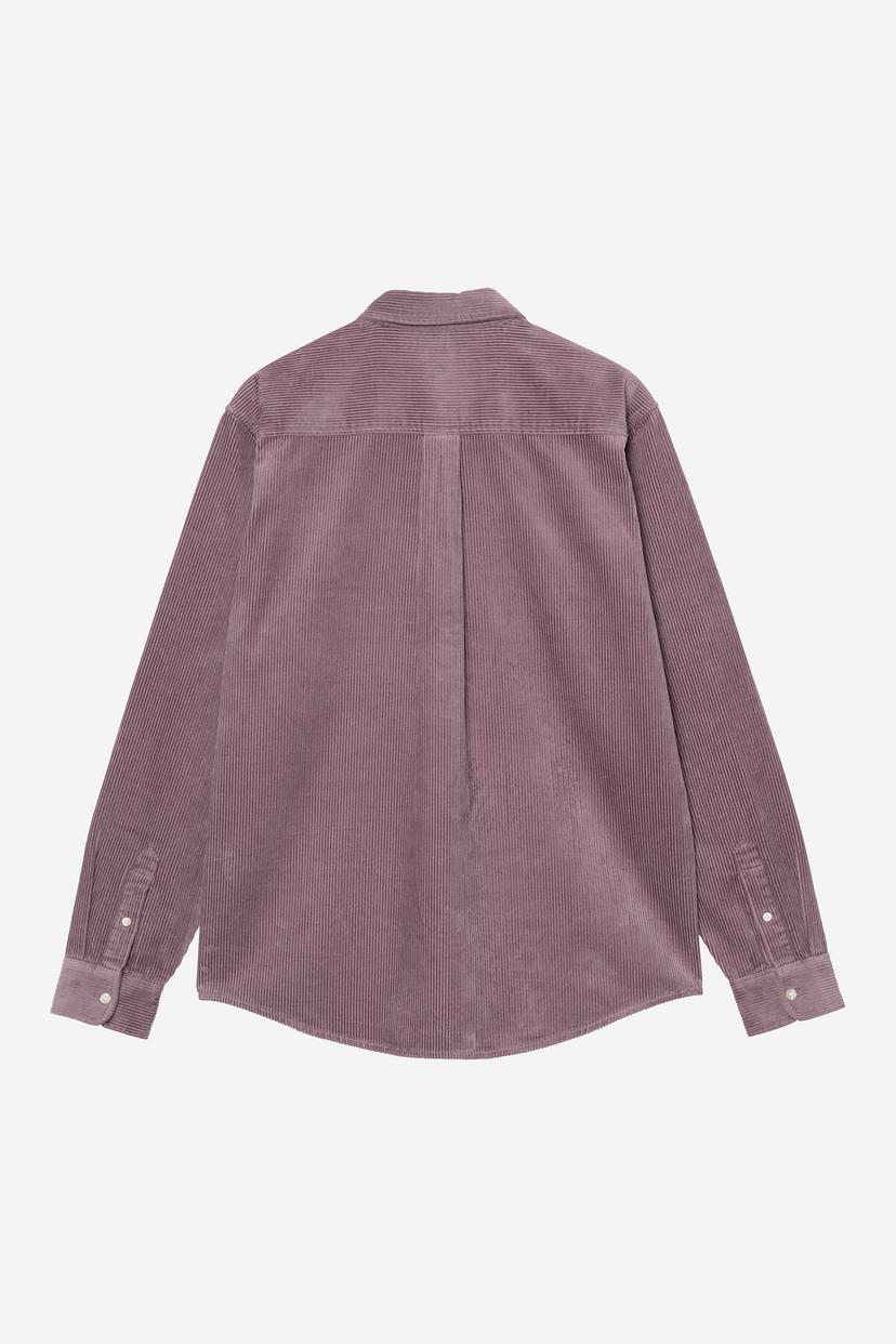 L/S Madison Cord Shirt - phlox