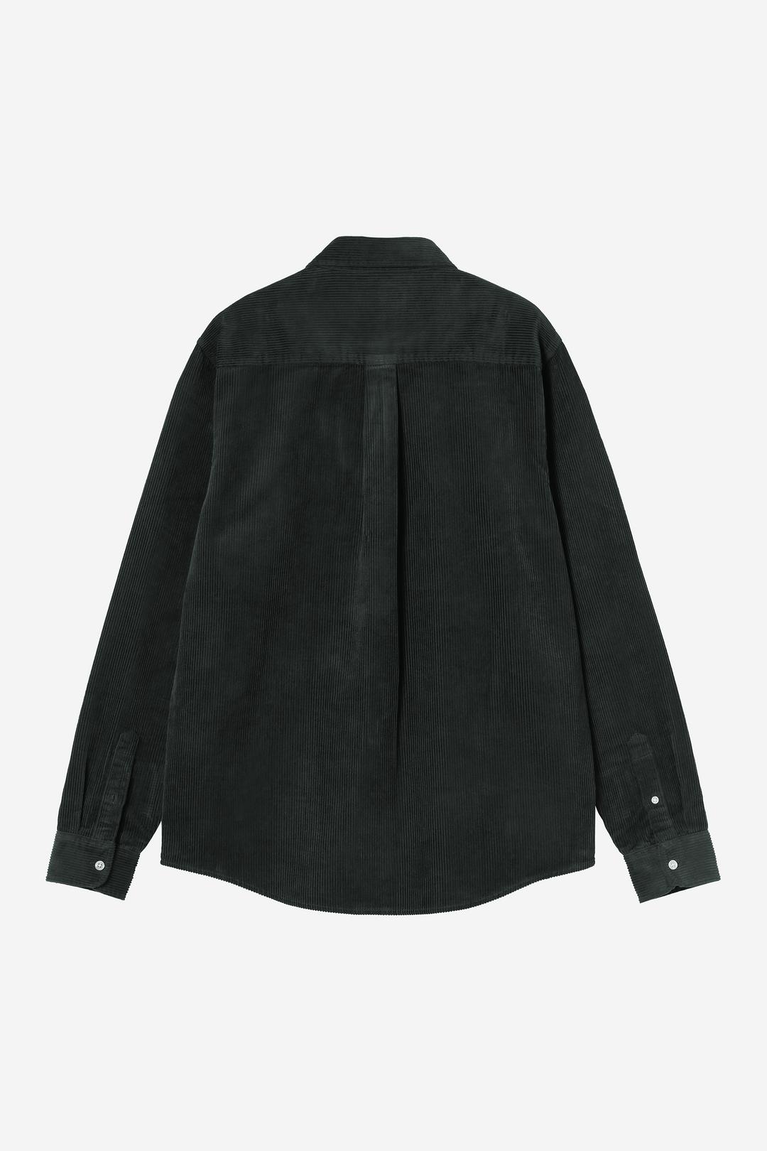 L/S Madison Cord Shirt Raven