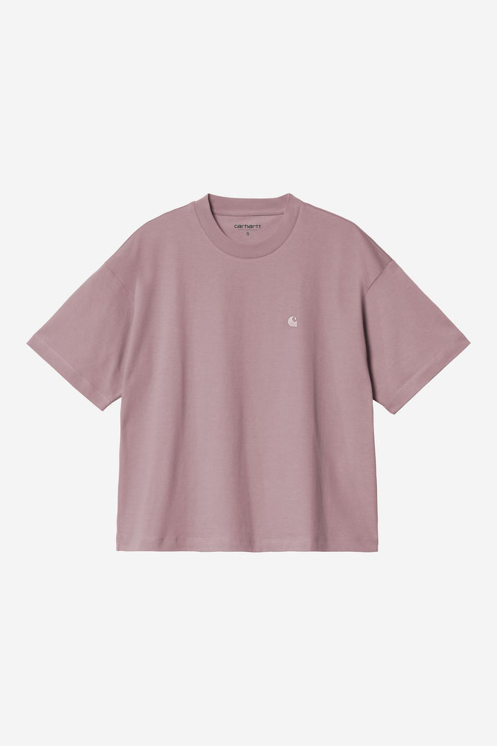 W' S/S Chester T-Shirt - pink hortensia